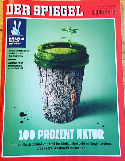 Der Spiegel Magazin titel: 100 Prozent Natur